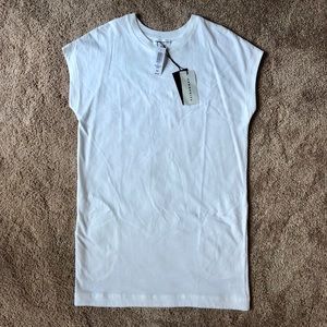 NWT White T Shirt Dress Metrocles (Aritzia)